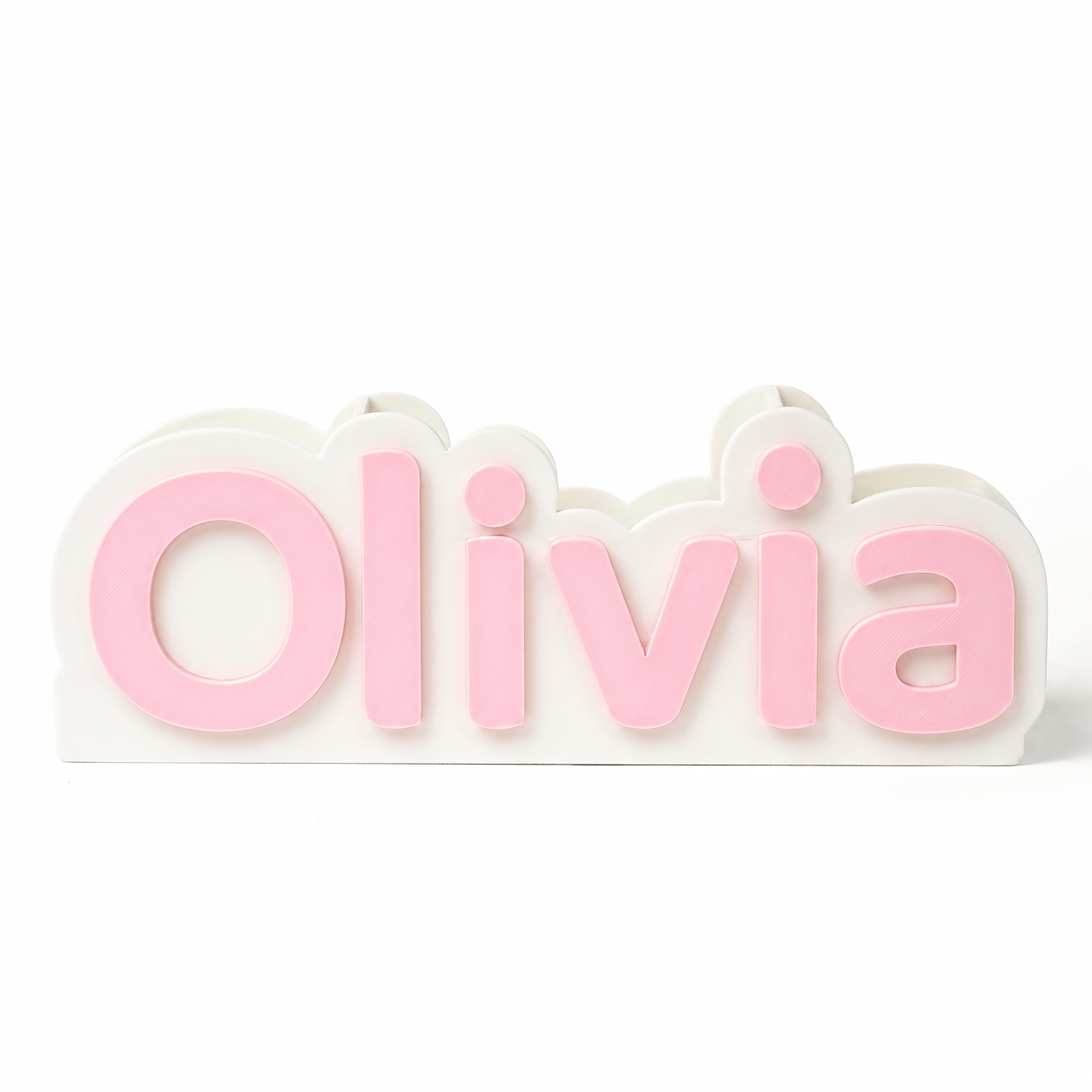 TEMU Personalized Name Desk Organizer, 3d Printed Pencil Holder, Custom Room Decor & Back To School Essential. Perfect Customizable Holiday Gift For