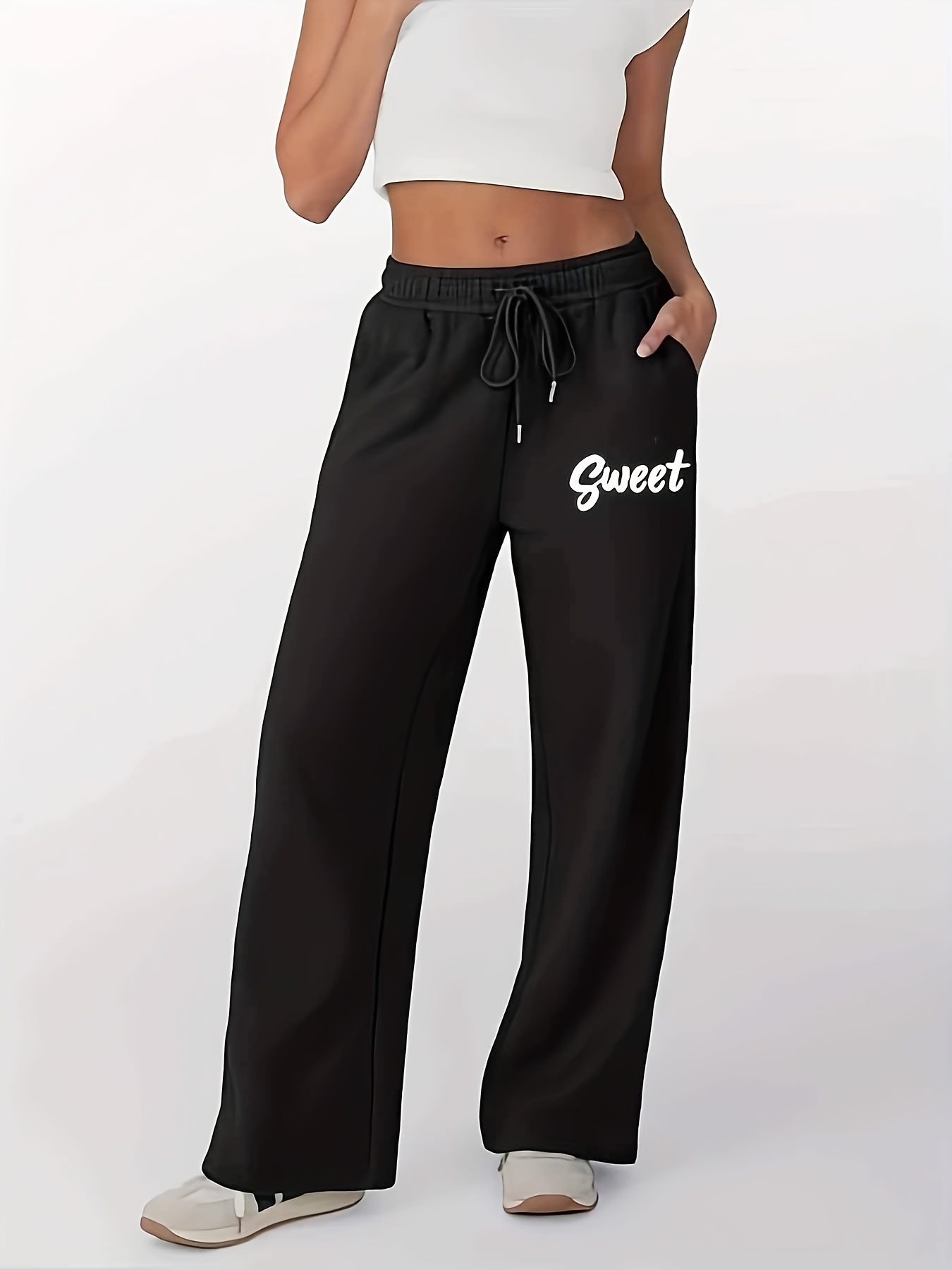 Sweatpant Printing Sweatpants With Writing On The Back Women's