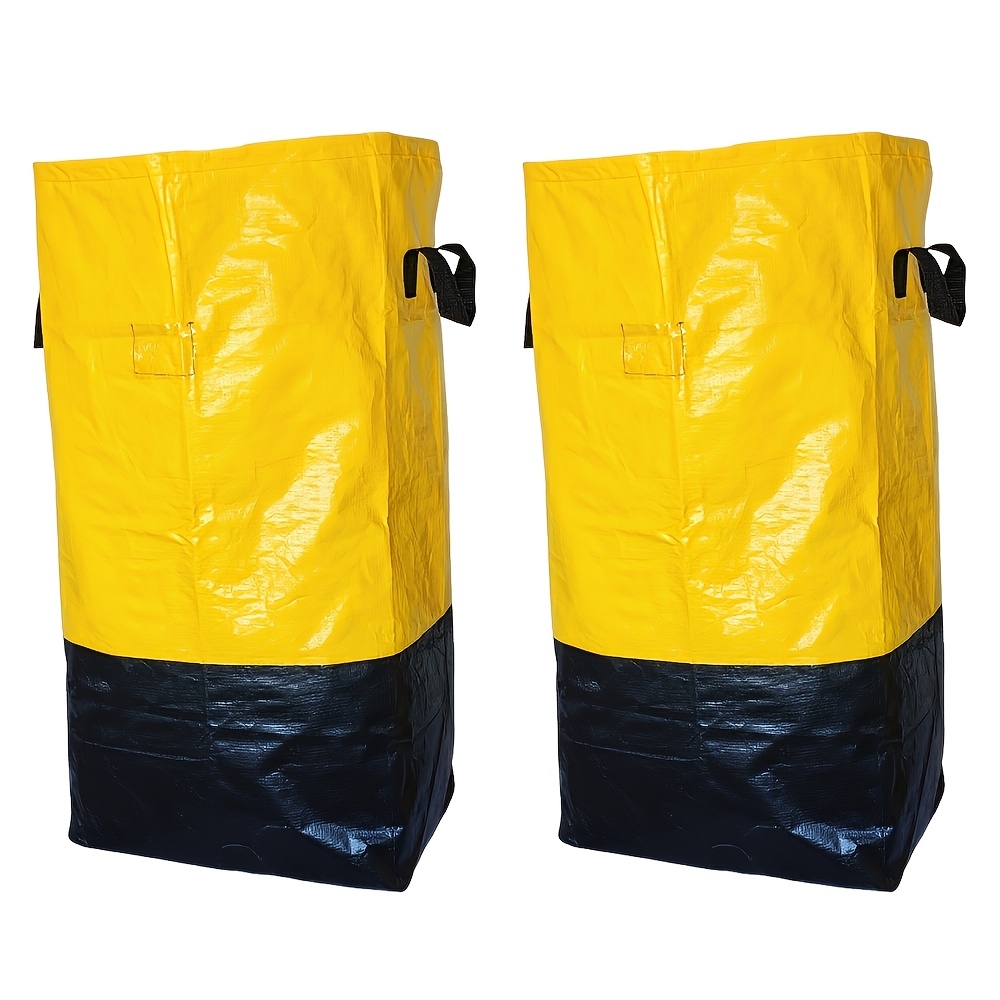 TEMU 2pcs Large Capacity Waterproof Heavy-duty Moving Bag - Durable Polyethylene Storage Bag For Bedding, Clothes, Quilts, Etc. - Ideal For Home
