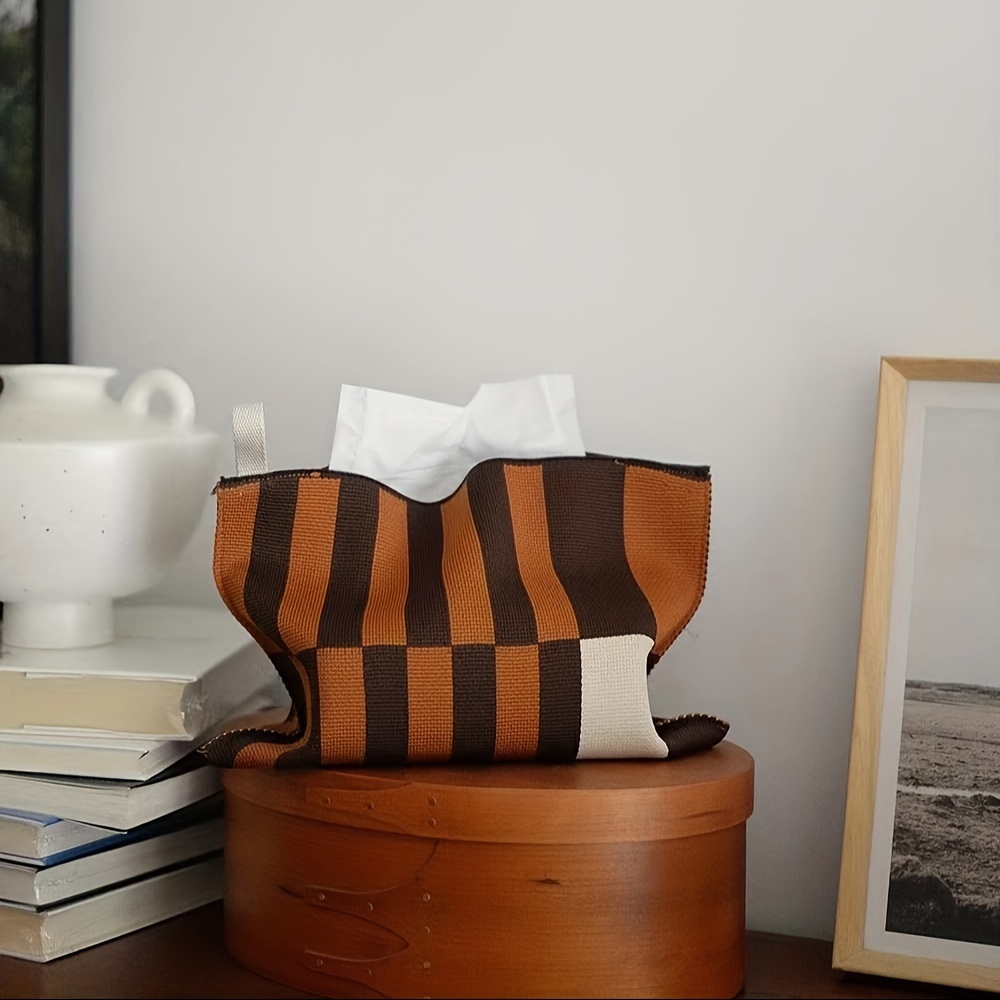 1 antique style tissue box cover creative desktop center tissue holder large capacity bedroom tissue box   Product details 0