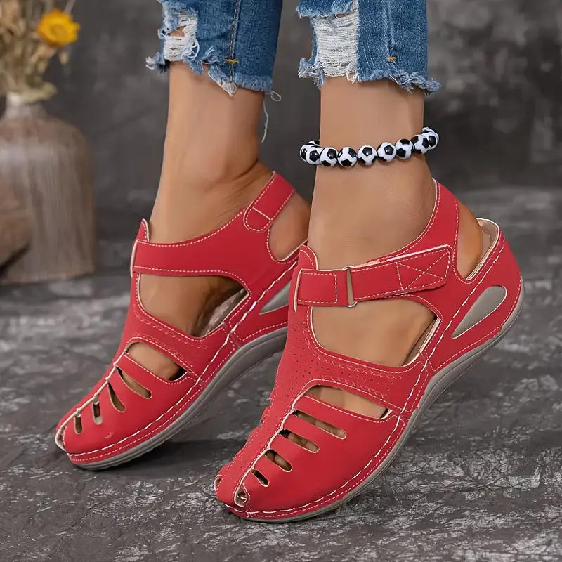 ladies comfortable wedge sandals lightweight and comfortable in Product details 6