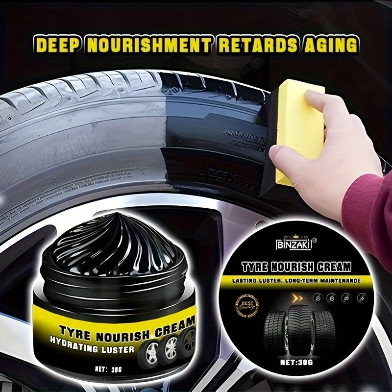 

Tire Wax For Shine - Long- & For Car, , And Motorcycle - Prevents & Whitening, Suitable For Plastic Surfaces, Scratches, Hydrating , 30g