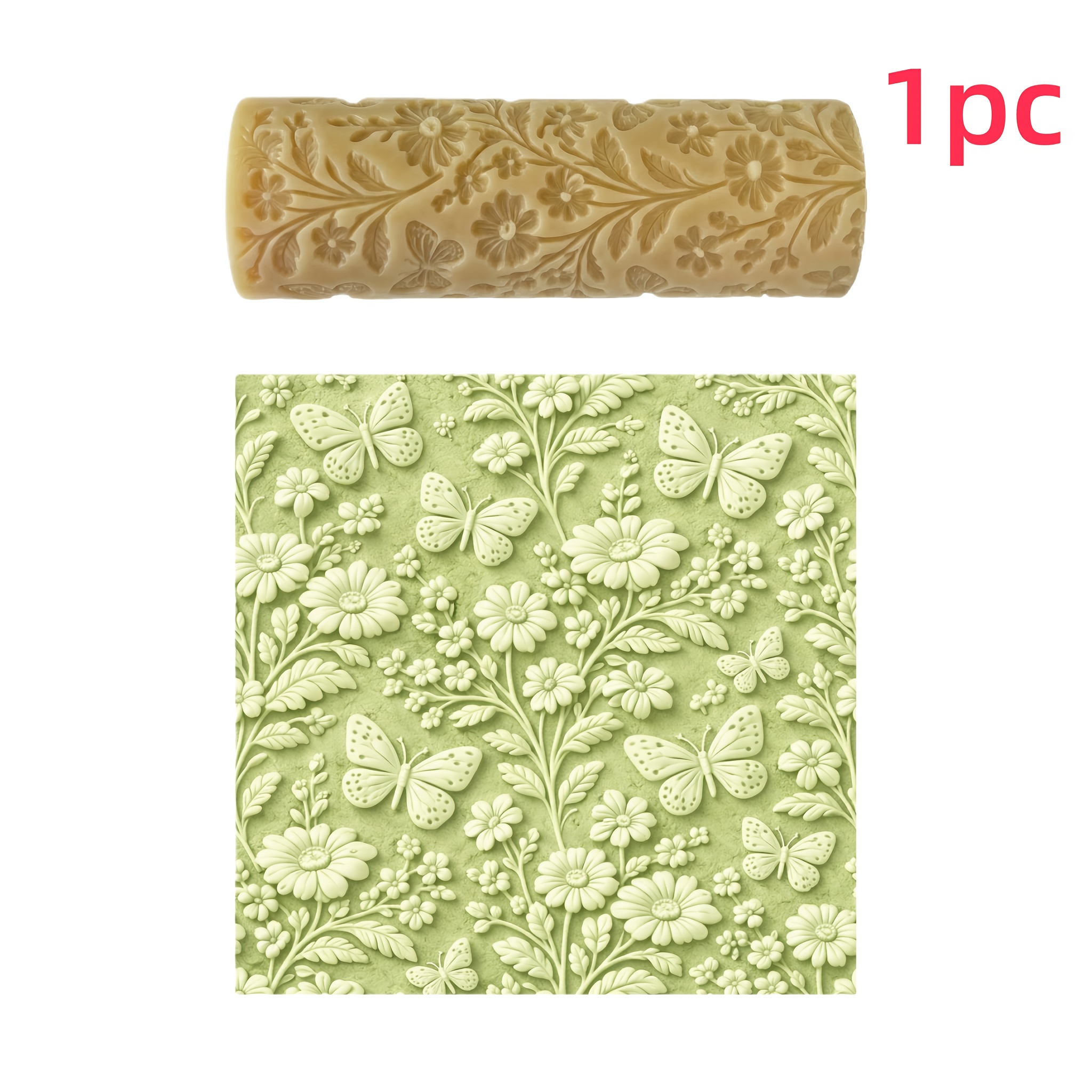 TEMU 1pc A Texture Roller For Embossing Polymer Clay, Ideal For Ceramics, Pottery, Sculptures, Weaving, Jewelry Creation, And . This Tool Is Perfect