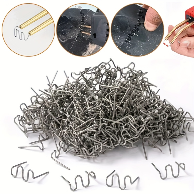 3000pcs car bumper repair kit plastic welding nails wire 0 6mm 0 8mm no battery needed easy   for plastic   repair