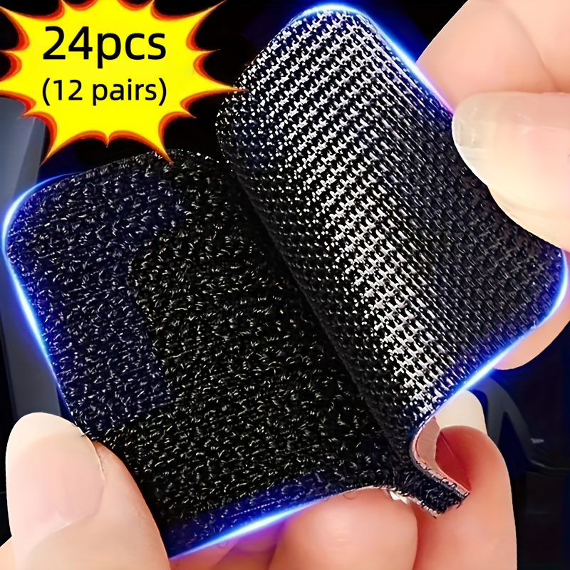Image of 24pcs Wholesale Double-sided Adhesive Carpet Anti-slip Strips - Residue-free Stickers, 24pcs - High-strength, Secure Stickers For Fixing Car Mats And Home Floor Anti-slip Tape Stickers, Secures