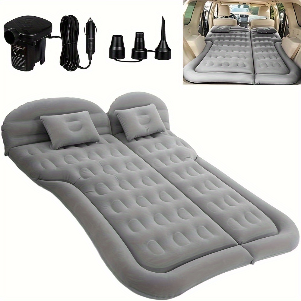 

Suv Air Mattress Camping Bed Inflatable Thickened Car Air Bed Mattress Air Portable Sleeping Pad For Camping Upgraded