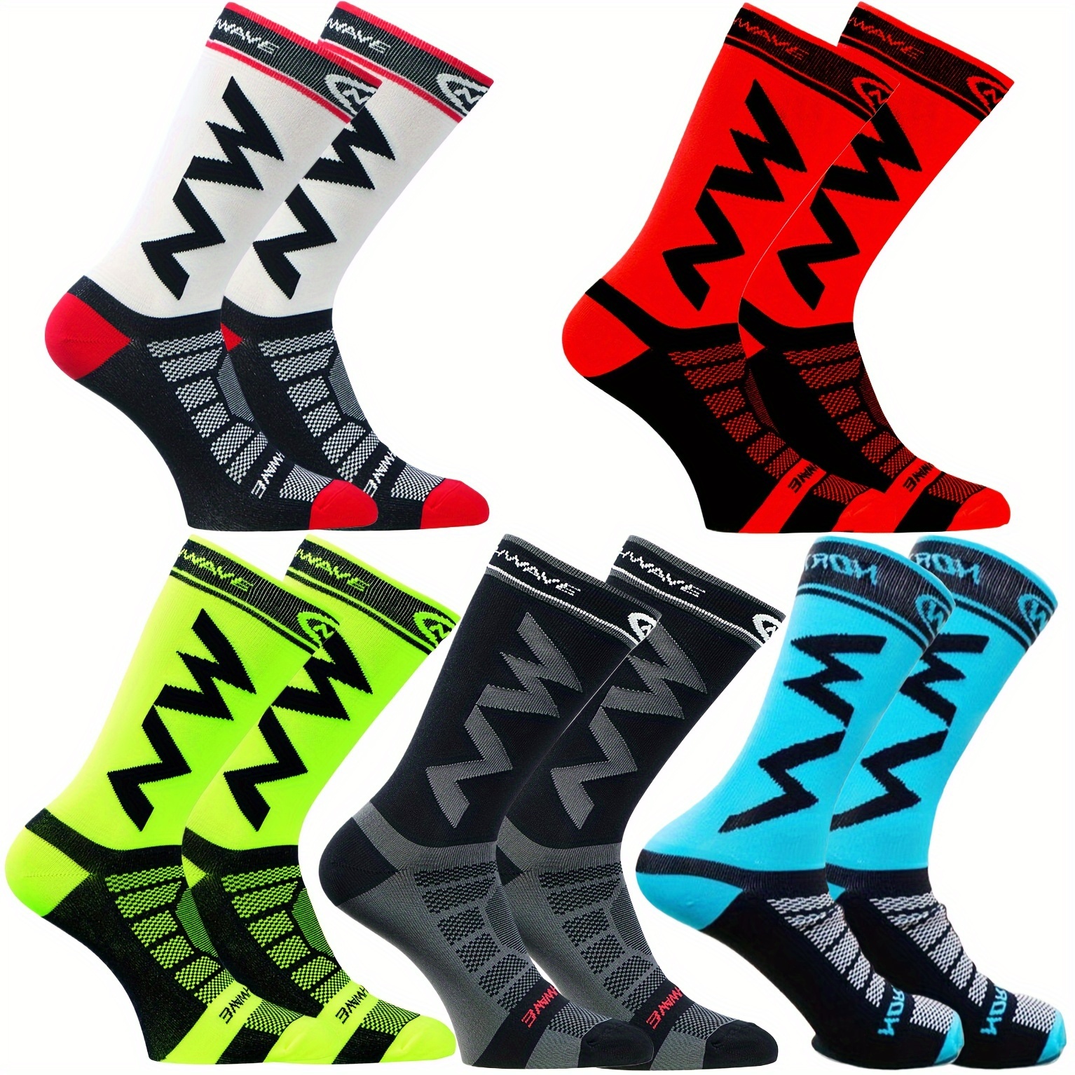 

1 Pairs Men Women Crew Socks Sport Cycling Running Hiking Exercise Athletic Socks