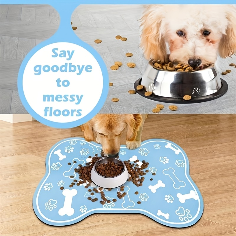 

Mud Absorbent Dog Feeding Mat - Non-slip, -resistant, Quick- Placemat For Dogs - Easy To Clean, Protects Floors - Ideal For Use