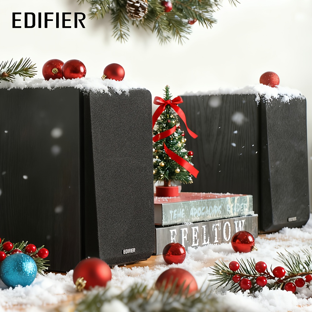 TEMU Edifier 2.0 Active Multimedia Speakers - Bluetooth Bookshelf Speakers - Powered Studio Monitor Speaker - Mdf Enclosure - (pair)