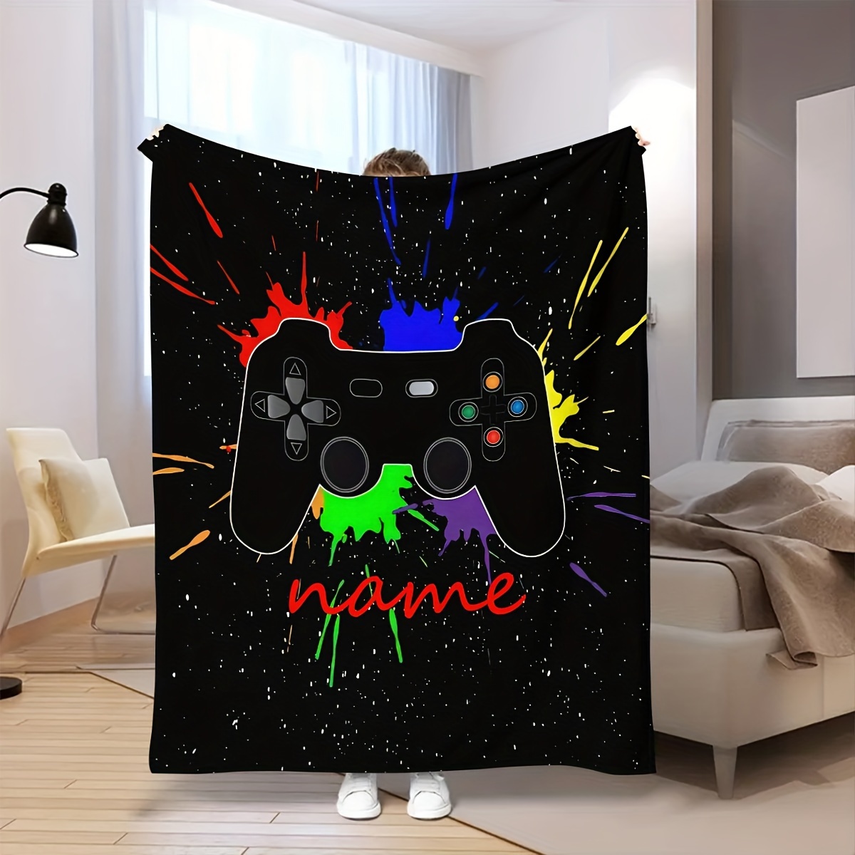 

Customizable Blanket - , -, For , , Bed, , Camping, And Polyester Blanket
