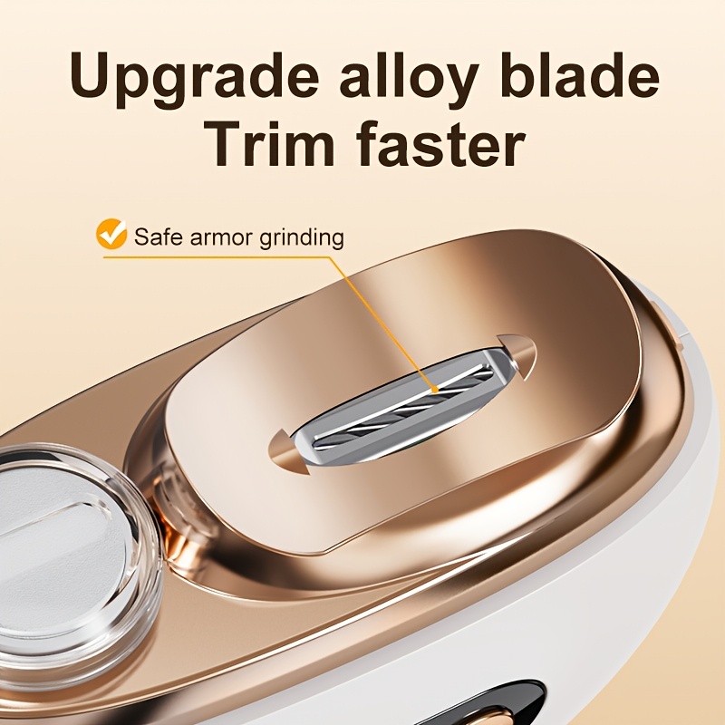 electric nail file, nail clipper, 3-speed rechargeable electric nail trimmer with polisher, led light   collector, 2-in-1 safe and portable design, suitable for nails and toenails Product details 1
