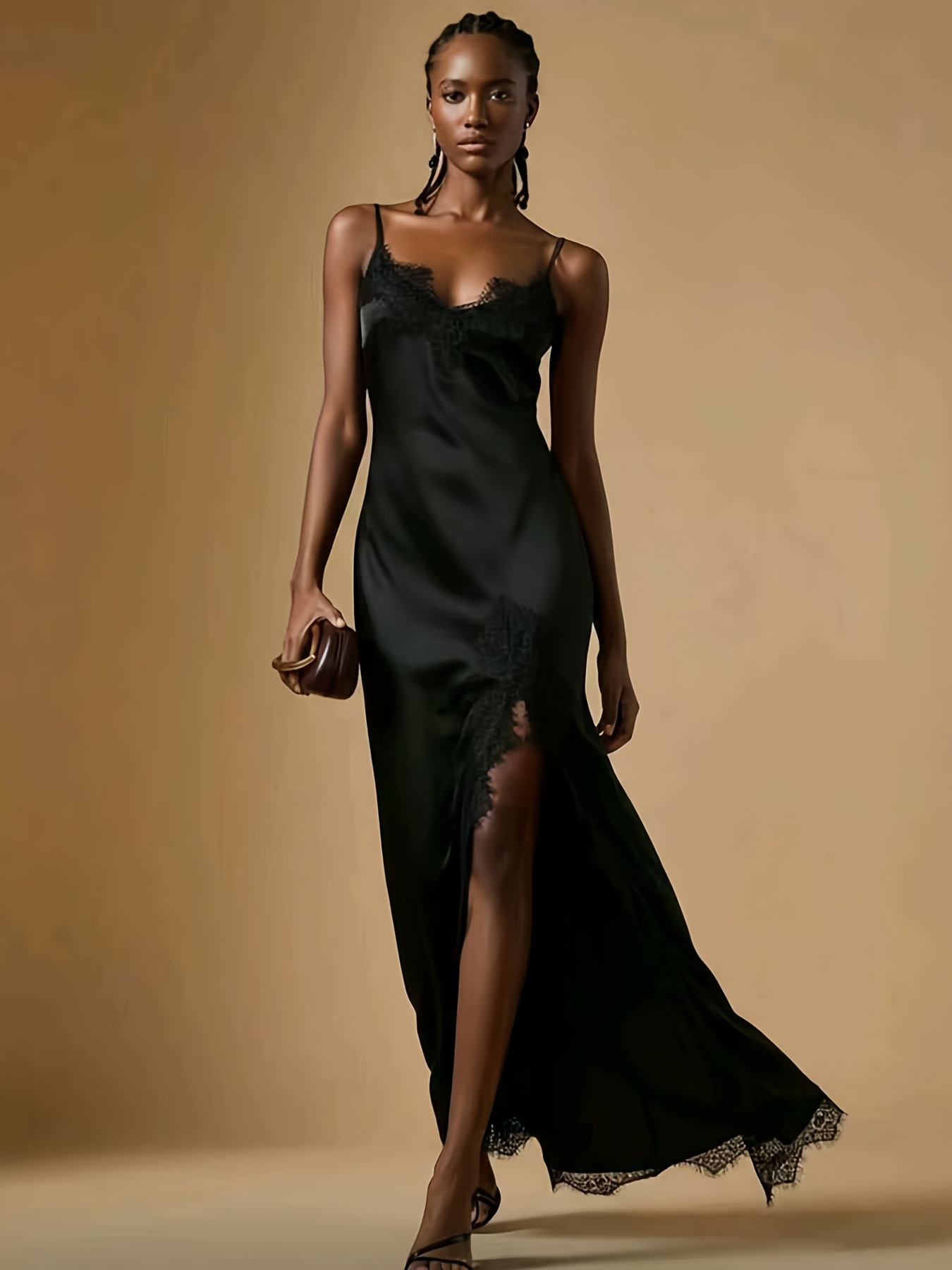 slip satin dress sold on Temu United States
