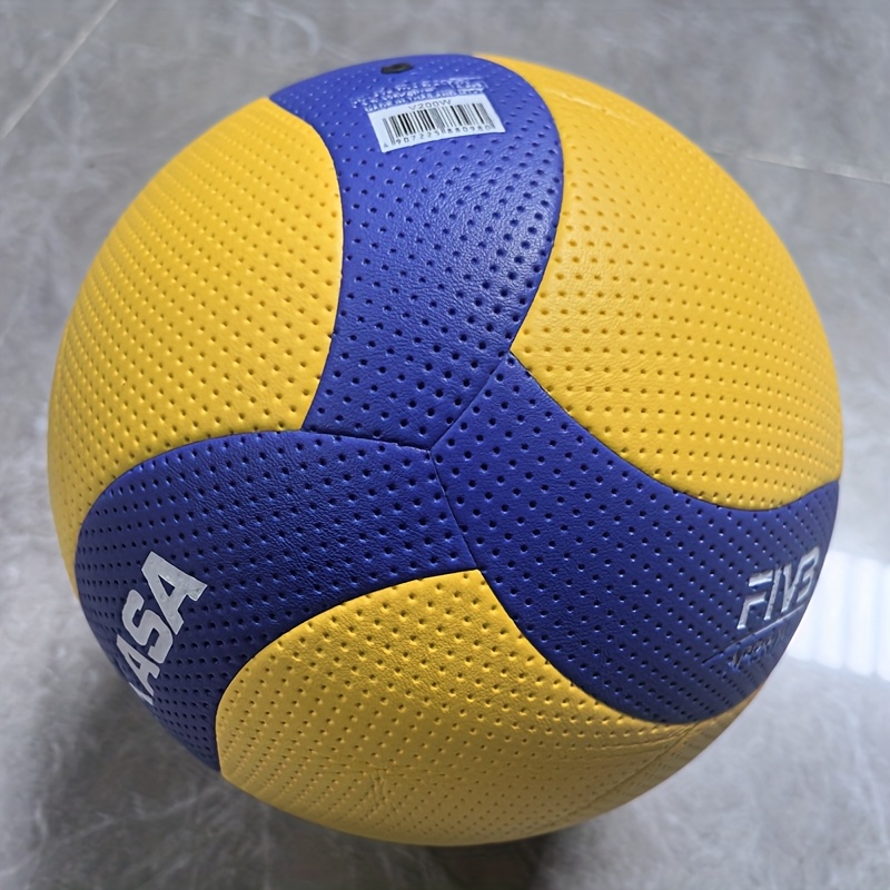 1pc size 5 volleyball durable pu material blue 200w texture indoor competition training volleyball vibrant design durable pu volleyball volleyball training equipment details 1