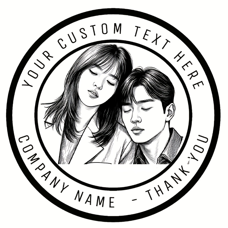 Personalized Custom Stamps, Self- Image Stamps, Suitable For Wedding Party Stamps, Book Portrait Stamps