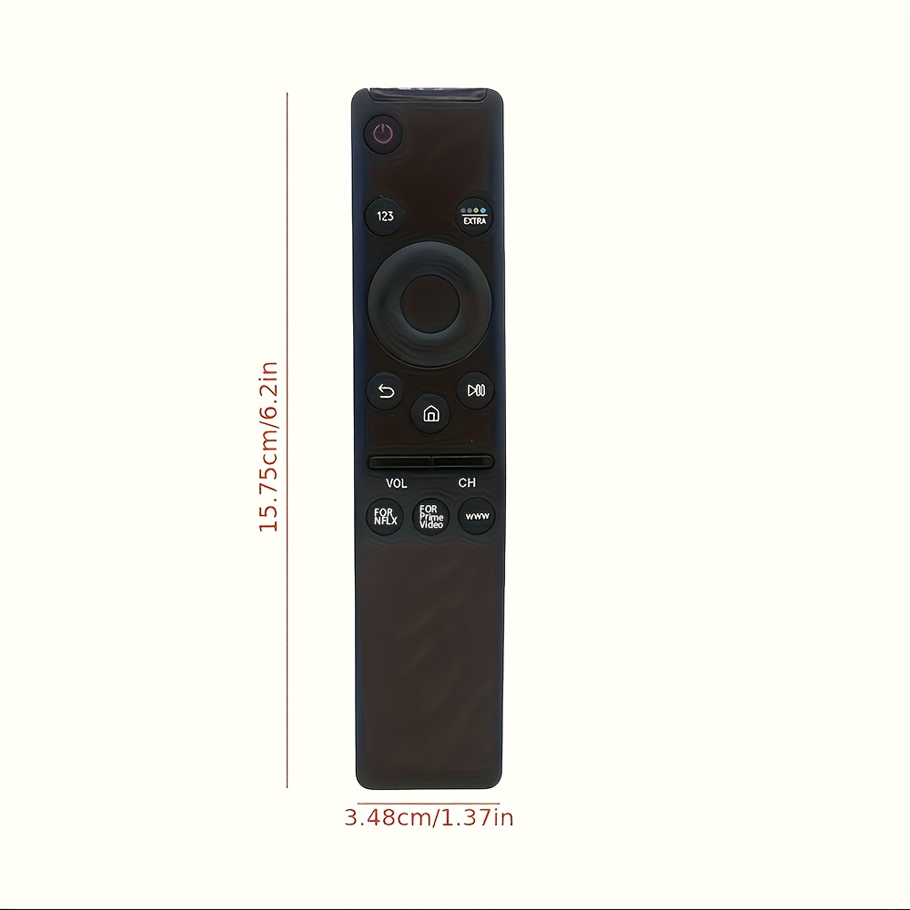 Remote Control for Sam&sung TVs - Compatible with LED, LCD HDTV, 4K, 8K, 3D Smart TVs - Easy-to-Use with PV and WWW Buttons, Infrared Sensor, Battery Operated (Batteries Not Included), Home Entertainment, Sleek Design, Durable Build, Home Theater Setup, Compact Design, Sturdy Construction, Tech Enthusiasts, Tv Remote Control, Tv Remote Holder, Tv Remote Cover, Tv Remote Case, Remote Control For Hisense Tv, Remote Cover, Tv Remote Control For All Tv, Universal Remote Control, Tv