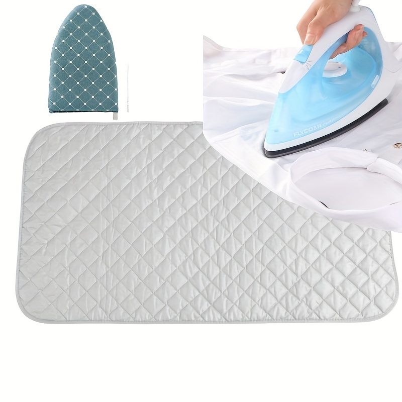 2 pack   pattern portable ironing mat thickened heat resistant pc material foldable garment steamer pad with finger loop no electricity needed for   use details 2