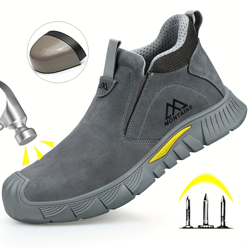 fashion   gray daily casual shoes work safety shoes multiple sizes  