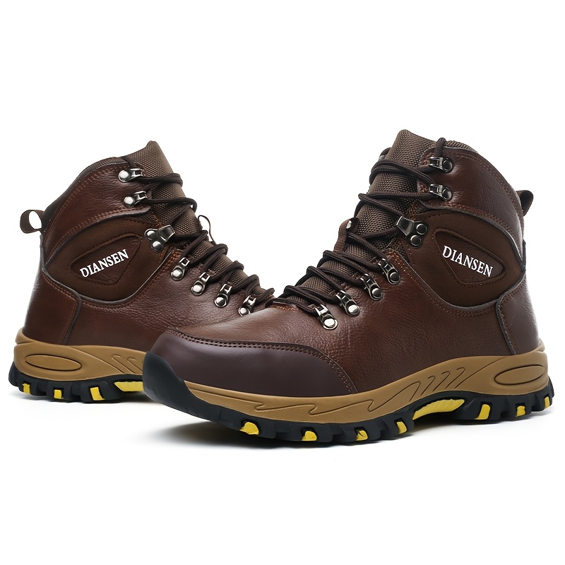 Steel Toe Mens Pull On Walking Boots Steel Toe Work Boots Men