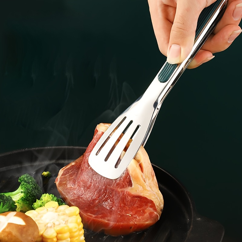 Stainless Steel Kitchen Tongs for Cooking and Serving
