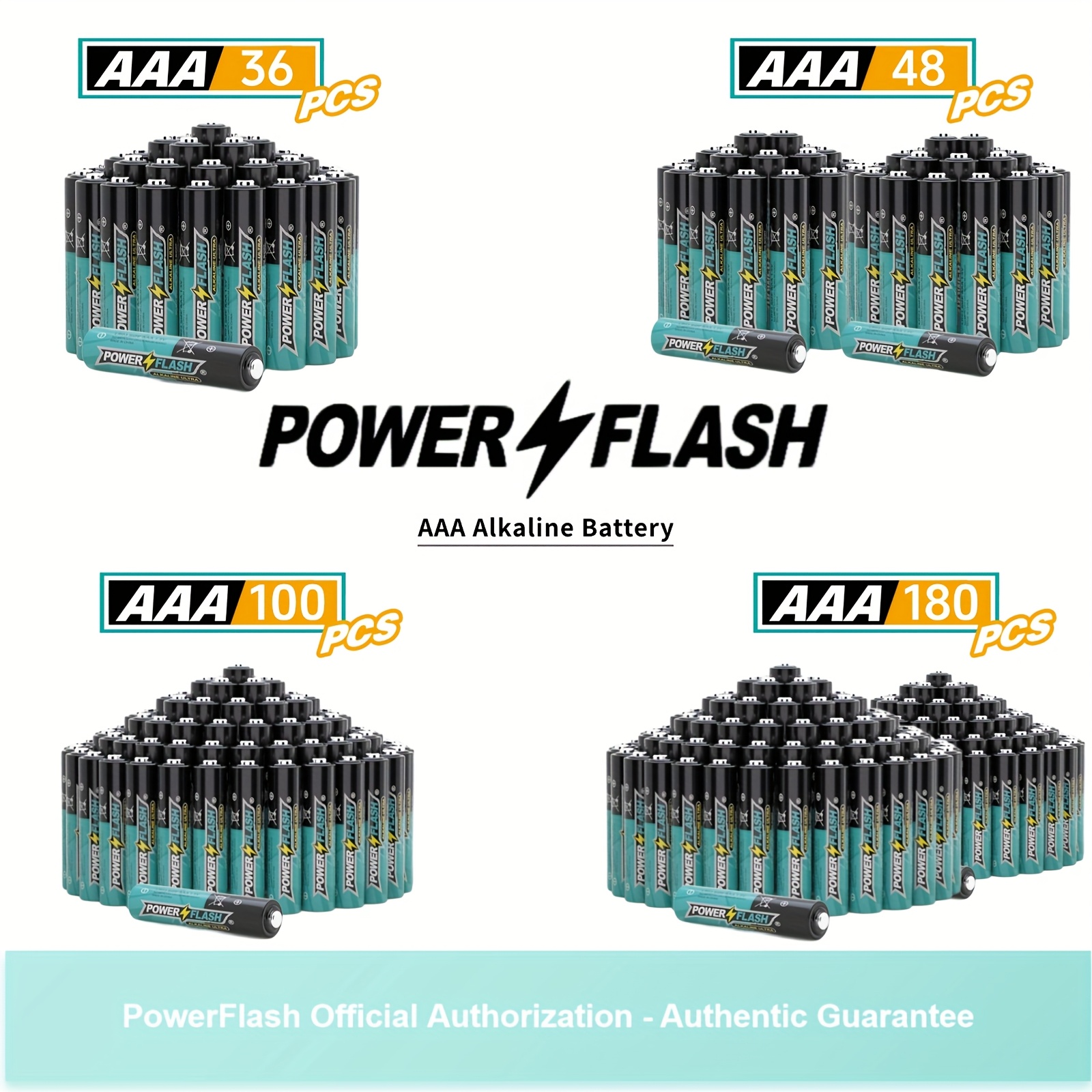 

100pcs Aaa High-performance Batteries, Lr03 , 1.55v With 40% - Official & Authentic , Ideal For Home & Devices