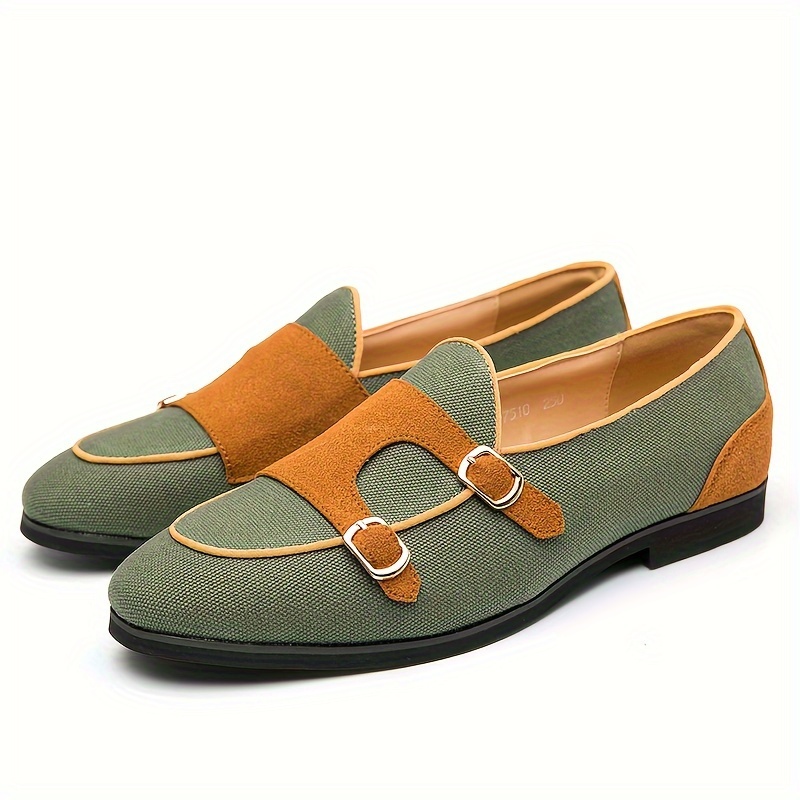 

Men's Elegant Retro Vintage Slip On Loafer Shoes, Comfy Non Slip Rubber Sole Durable Walking Shoes, Men's Footwear