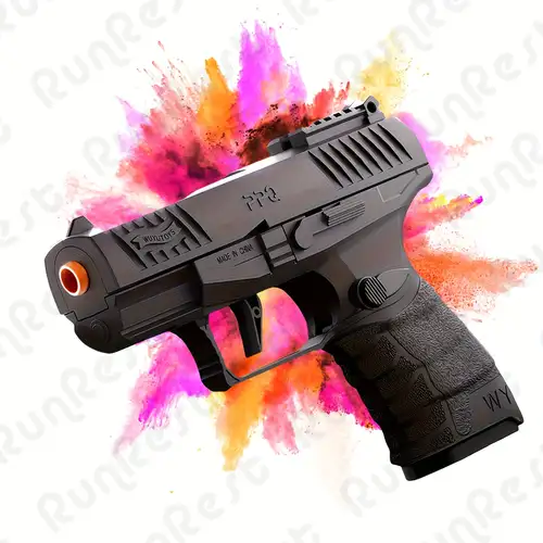 Jaune - Pistolet à balles souples acousto optique électrique, jouet de Jaune - Pistolet à balles souples acousto optique électrique, jouet de