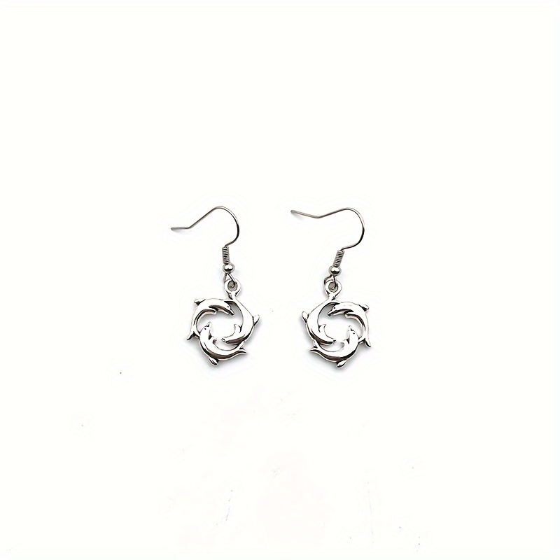 Women's Lovely Dolphin Dangle Earrings — Daily Wear