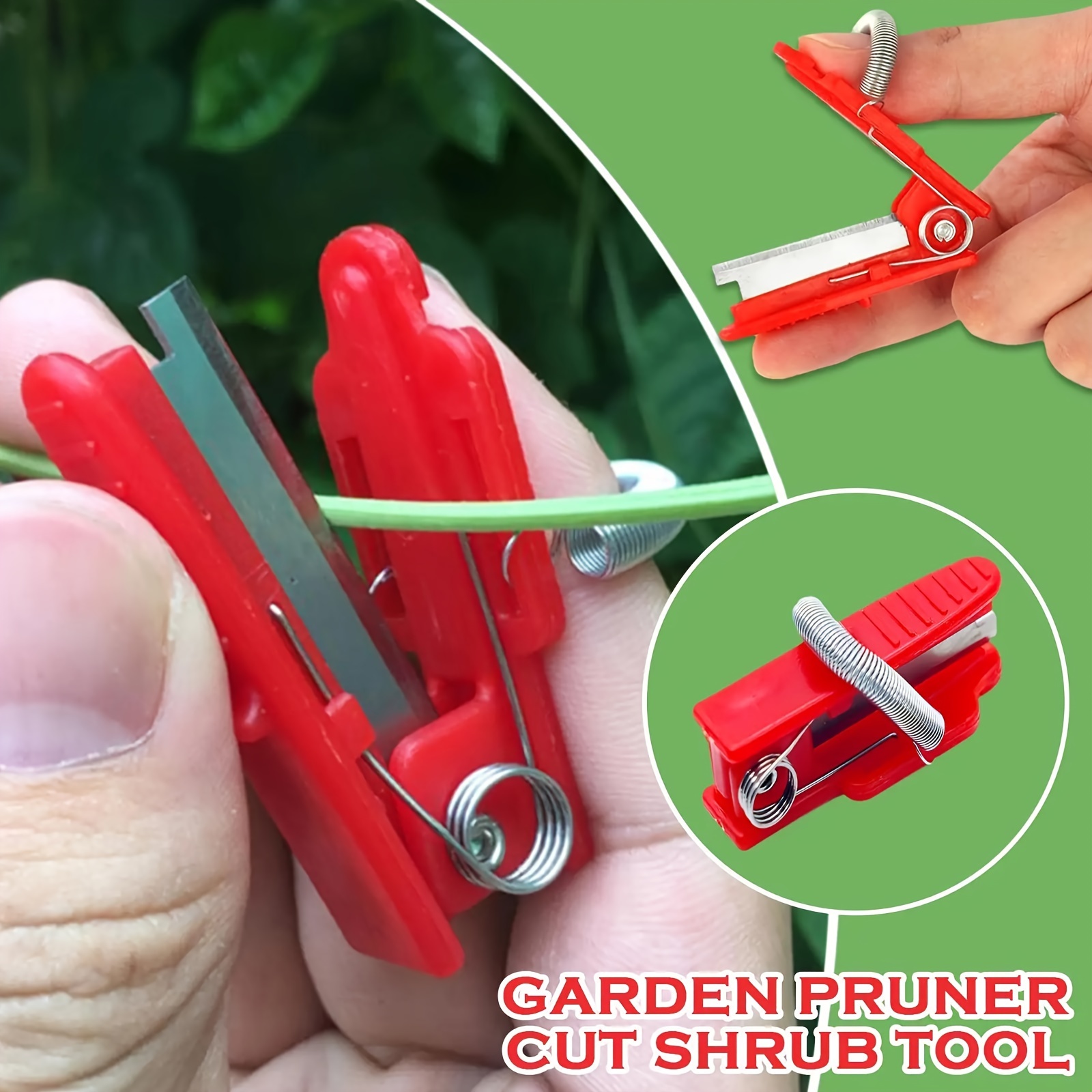 

Multi-functional Thumb Knives For Gardening - Alloy Steel Blade, Perfect For Picking Fruits & Vegetables, Leaf Removal, And Pruning In Farms, Orchards, And Lawn Care