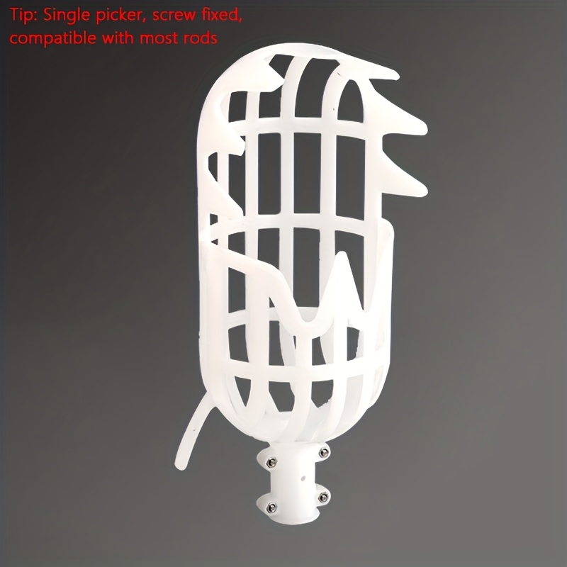TEMU Fruit Picker, Harvesting Basket, Fruit , Gardening Picking Spoon, Tool Saving, Used For Picking , , Peaches, , , Lemons, Cherries, (does Not