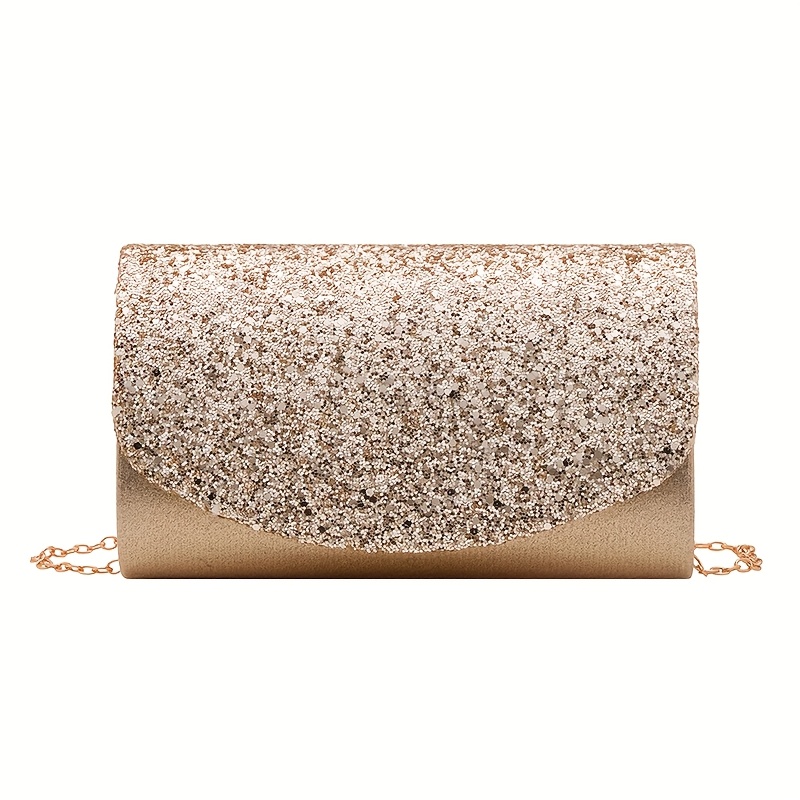 New Shiny European Style Women's Evening Bag With Glitter Material Premium Crossbody Mother's Day Gift