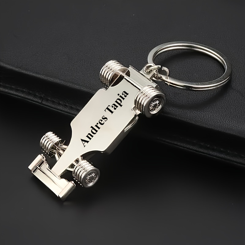 

Custom Engraved 3d Mini Racing Car Keychain - Cool Zinc Alloy Race Car Shaped Key Ring For Men, Perfect Gift Idea, 3d Mini Racing Car, Metal Keychain, Personalized, Custom Engraving