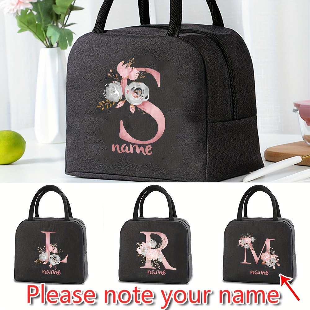 

Name Insulated Bag, Aluminum , Portable , Personalized Letter