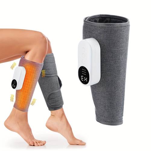 rechargeable leg massager massager with heat for circulation and relaxation adjustable air compression and calf device 1pc elderly seniors mens gifts gift for mothers day for family