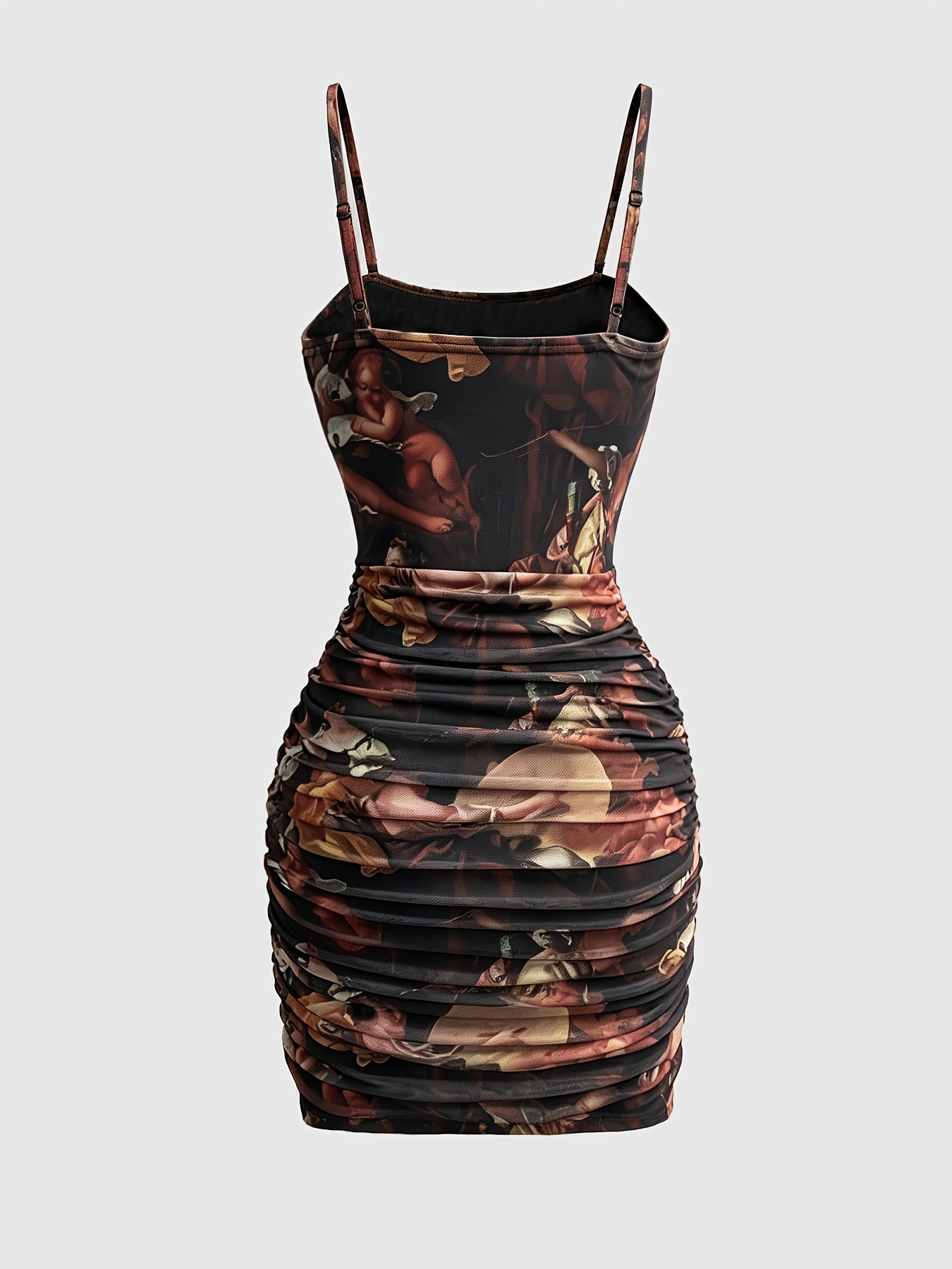 multi mesh renaissance print ruched bodycon dress spandex Womens Siena Jewelry Sleeveless EARLY ADOPTER Purple Off Shoulder Bodycon SIZE:AU 14