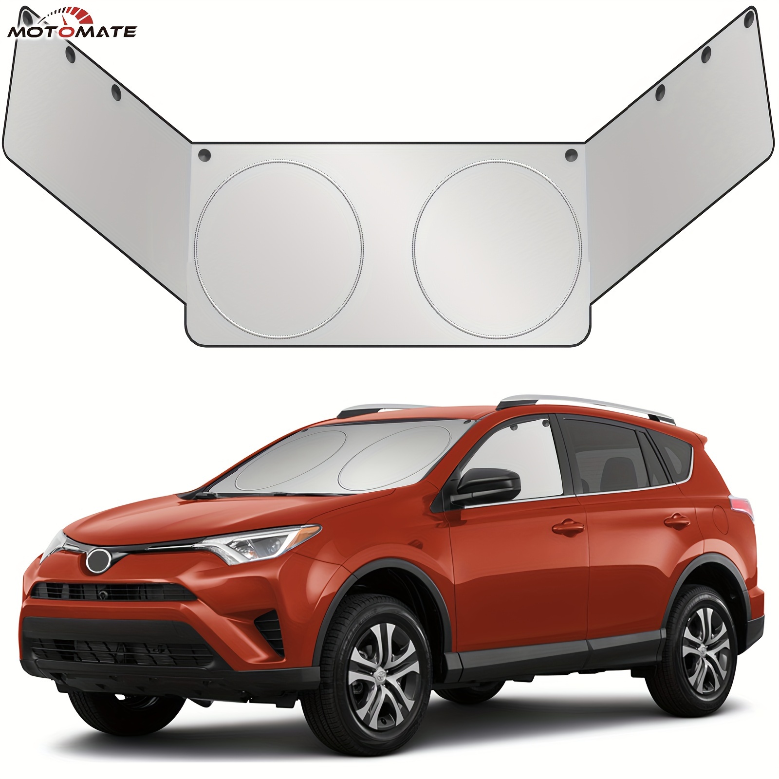 

Motomate Windshield Sun Shade- Front And Side Window Sun Cover Block Sun Heat Protect Vehicle Interior Accessories Sunshades Prevent Prying And Protect Privacy (front + Side(m))