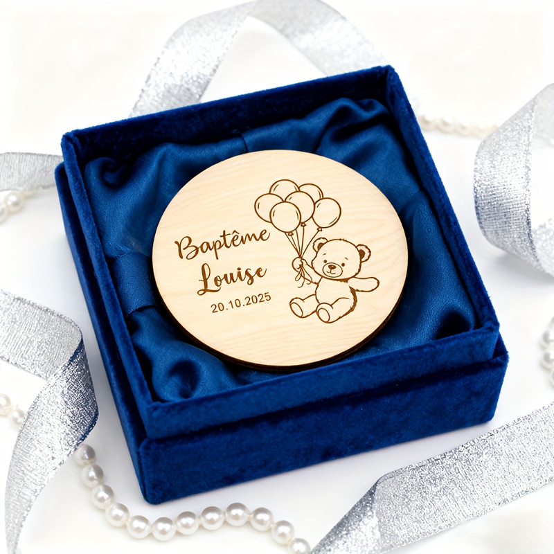 Personalized Rustic Wooden Save The Date Magnets