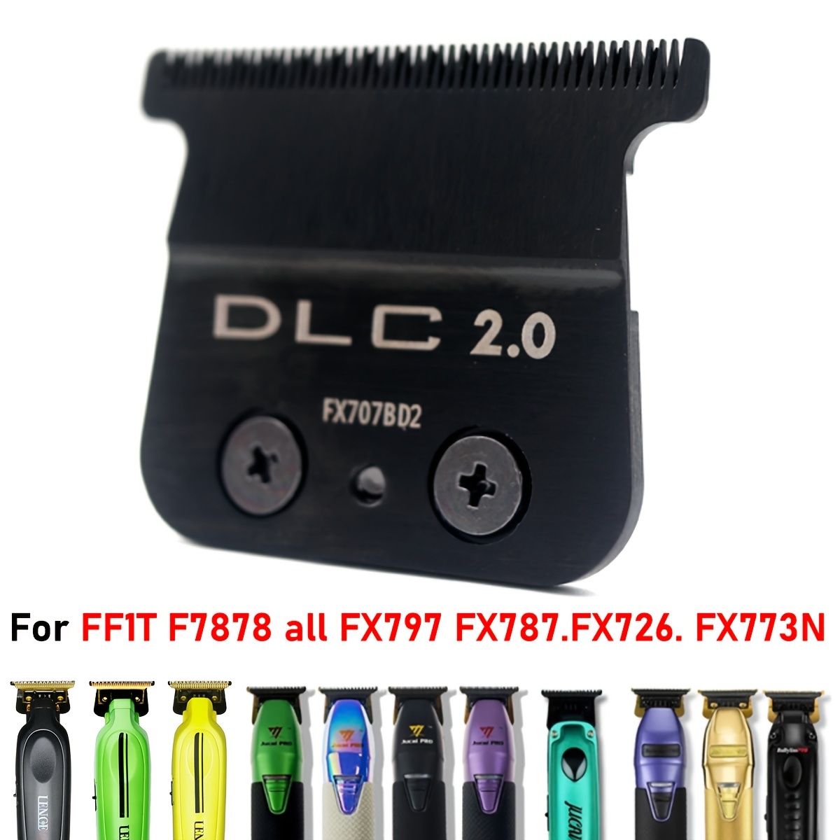 

Professional Hair Trimmer Blade - Compatible With Ff1t, F7878, Fx797, Fx787, Fx726 & Fx773n Clippers - Hypoallergenic For Dry Hair Types