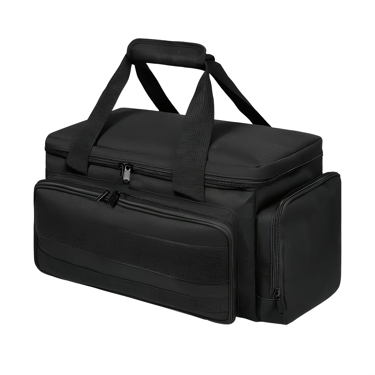 TEMU 14-inch Heavy-duty Tool Bag, Suitable For Men And Women - Durable Polyester Fiber, Electrician And Handyman Use, High Capacity, Multiple