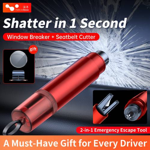 2pcs 2 in 1 car safety hammer with emergency seatbelt cutter and glass breaker essential car escape tool roadside emergency kit survival gear multifunctional hammer sleek safety device material reliable tool drivers essential