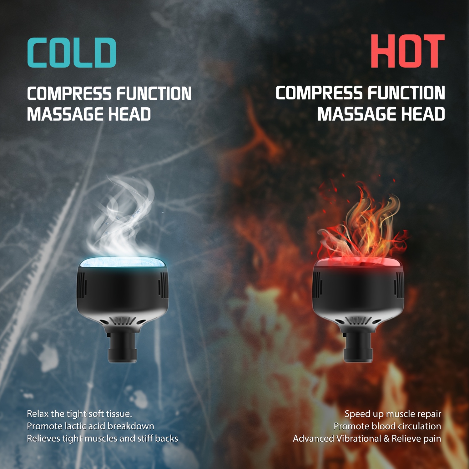 Heated Deep Tissue Massage Gun
