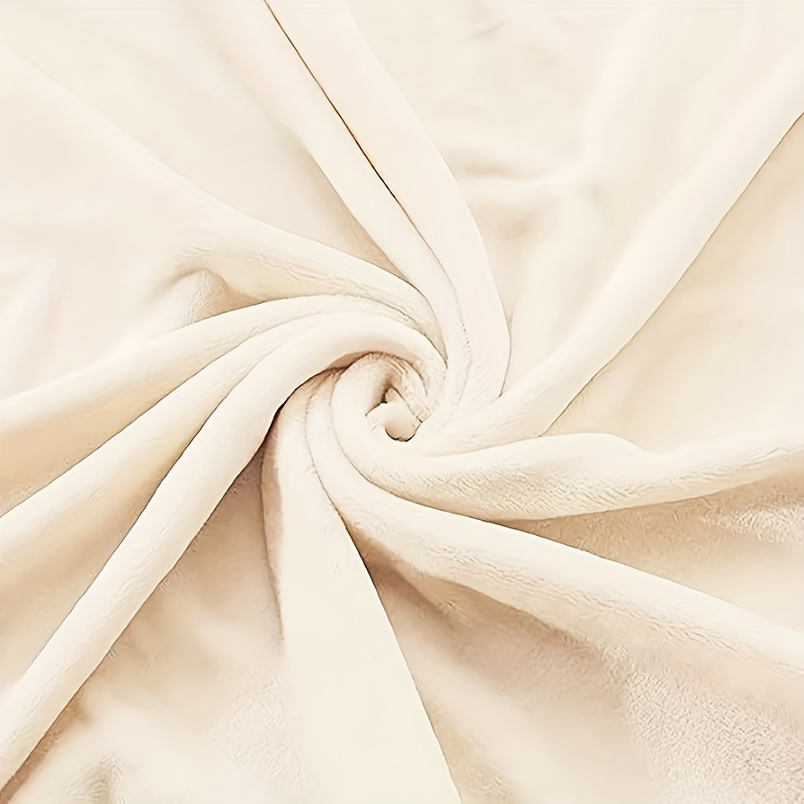 contemporary style high gsm rice white flannel blanket soft Temu