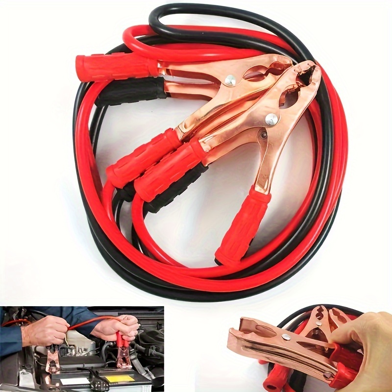 500A Car Power Jump Starter Cable, Vehicle Emergency Ignition Wire, Car Battery Connection Power Line, Without Battery