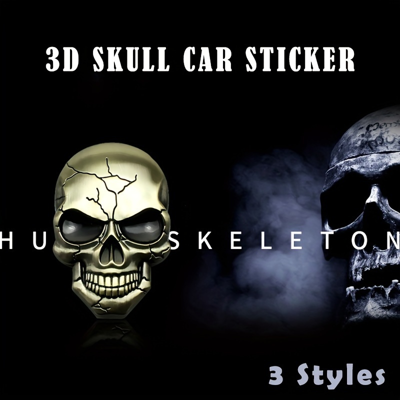 

Customized Demon Car Sticker Emblem Modified 3d Side Mark Body Scratch Decoration Sticker Golden Element Car Sticker