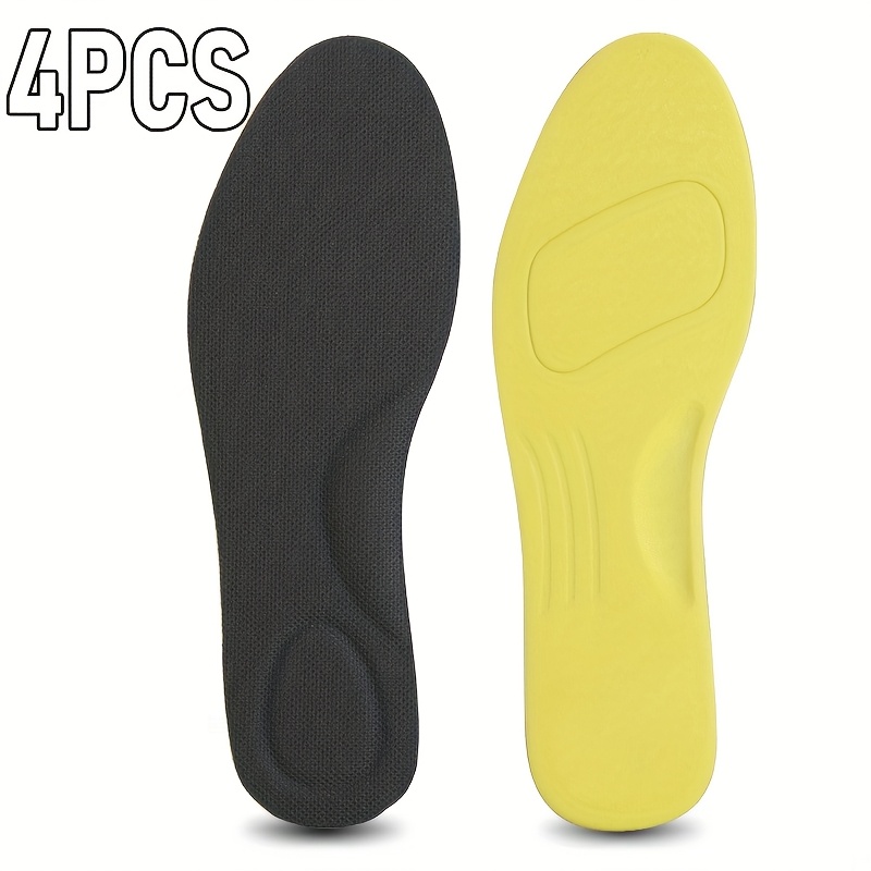 4pcs New Style Insole Sweat-absorbing Breathable Lightweight Comfortable Summer Men Women Basketball Sports Insole Shock Absorption