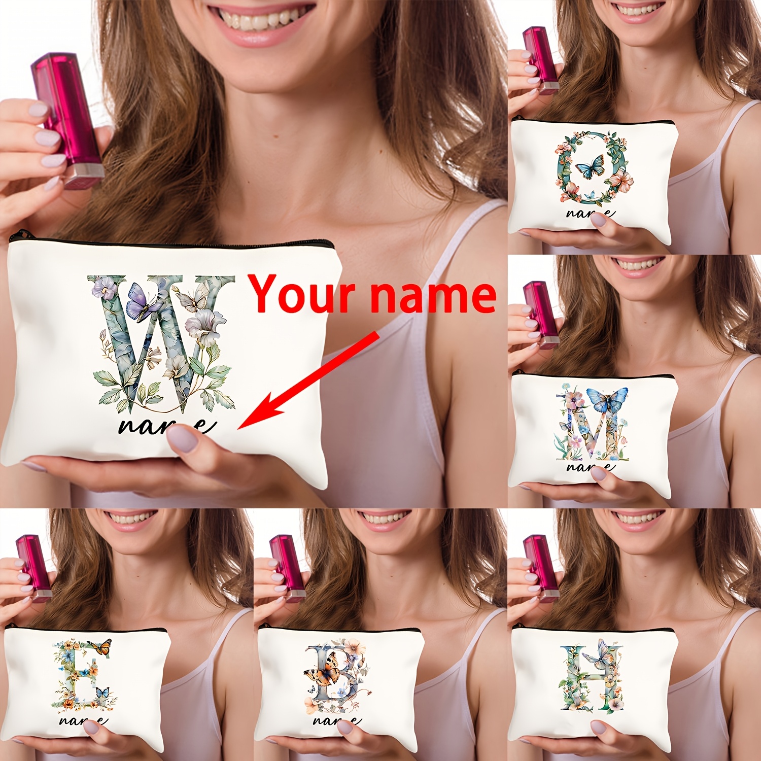 

Organizer, Personalized & Cosmetic Bag - , For Makeup, Toiletries & - For Women