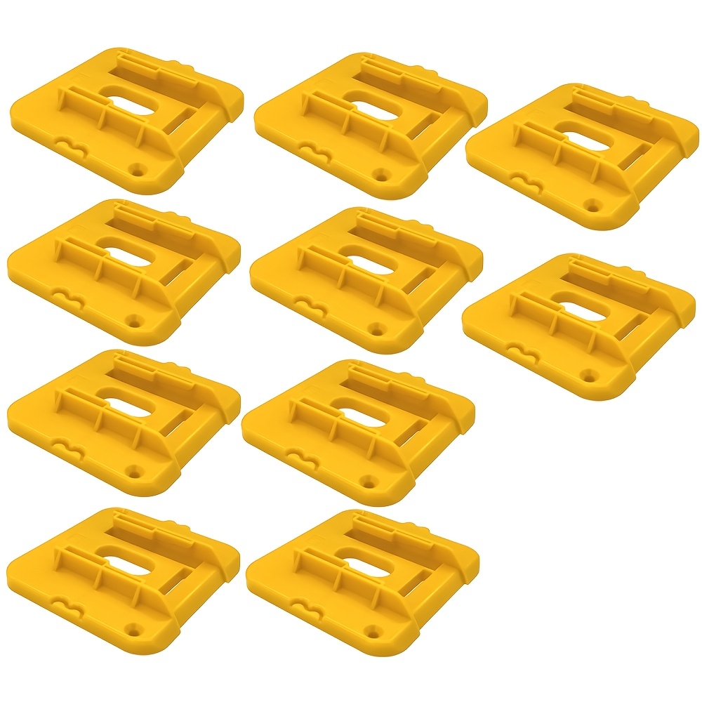 TEMU Support mural de rangement pour 10 batteries DW 18V Li-ion DCB203 , station d'accueil pour batteries à fixer au mur pour établi