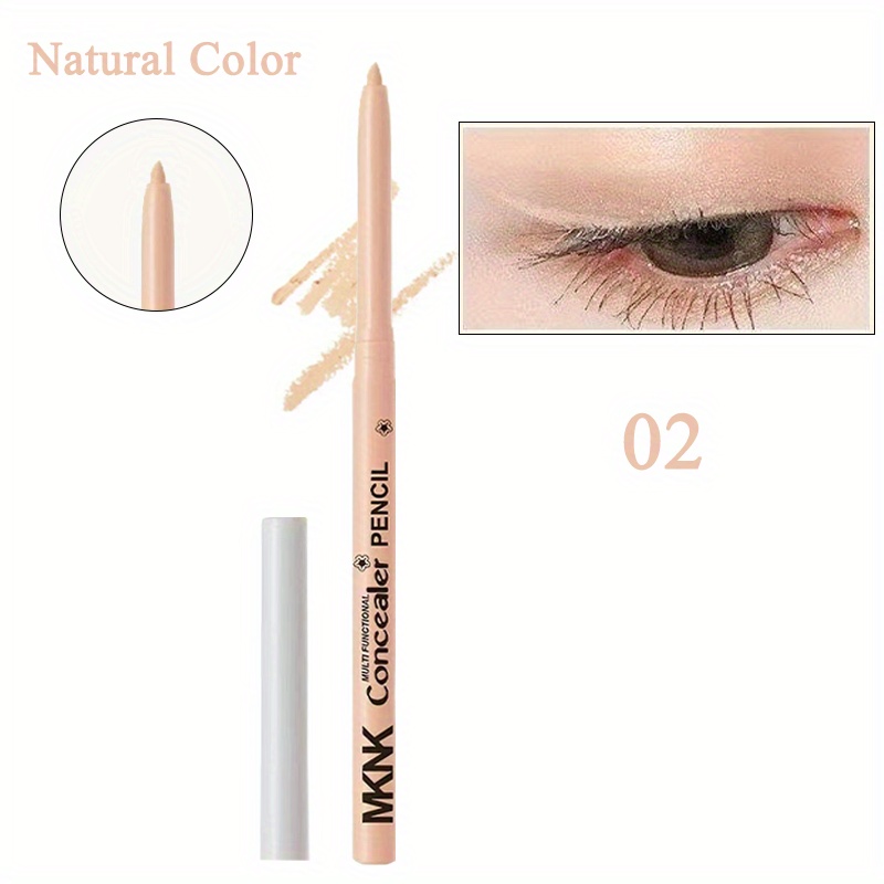 3-in-1 Single-stick Concealer, Eyeliner, And Eye Bag Pen, Long-lasting Waterproof Coverage Makeup, Creative Holiday Gift For Women