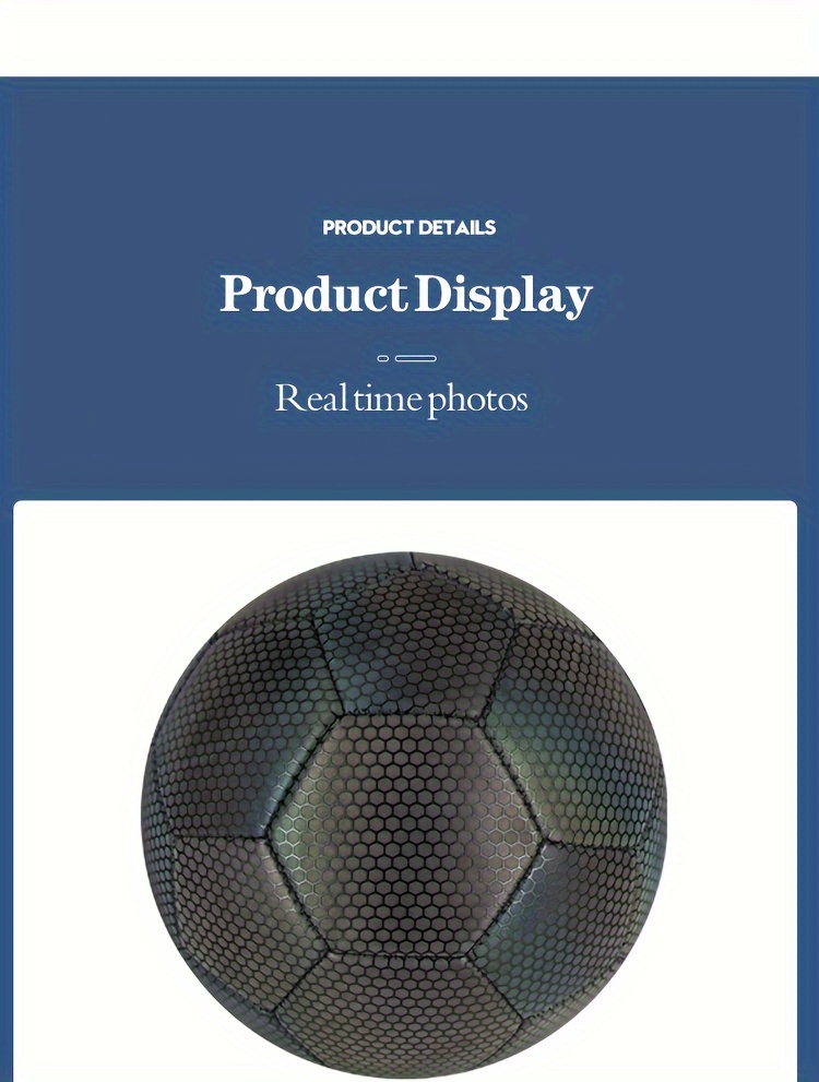 luminous football adult youth competition training luminous reflective wear resistant football football details 8