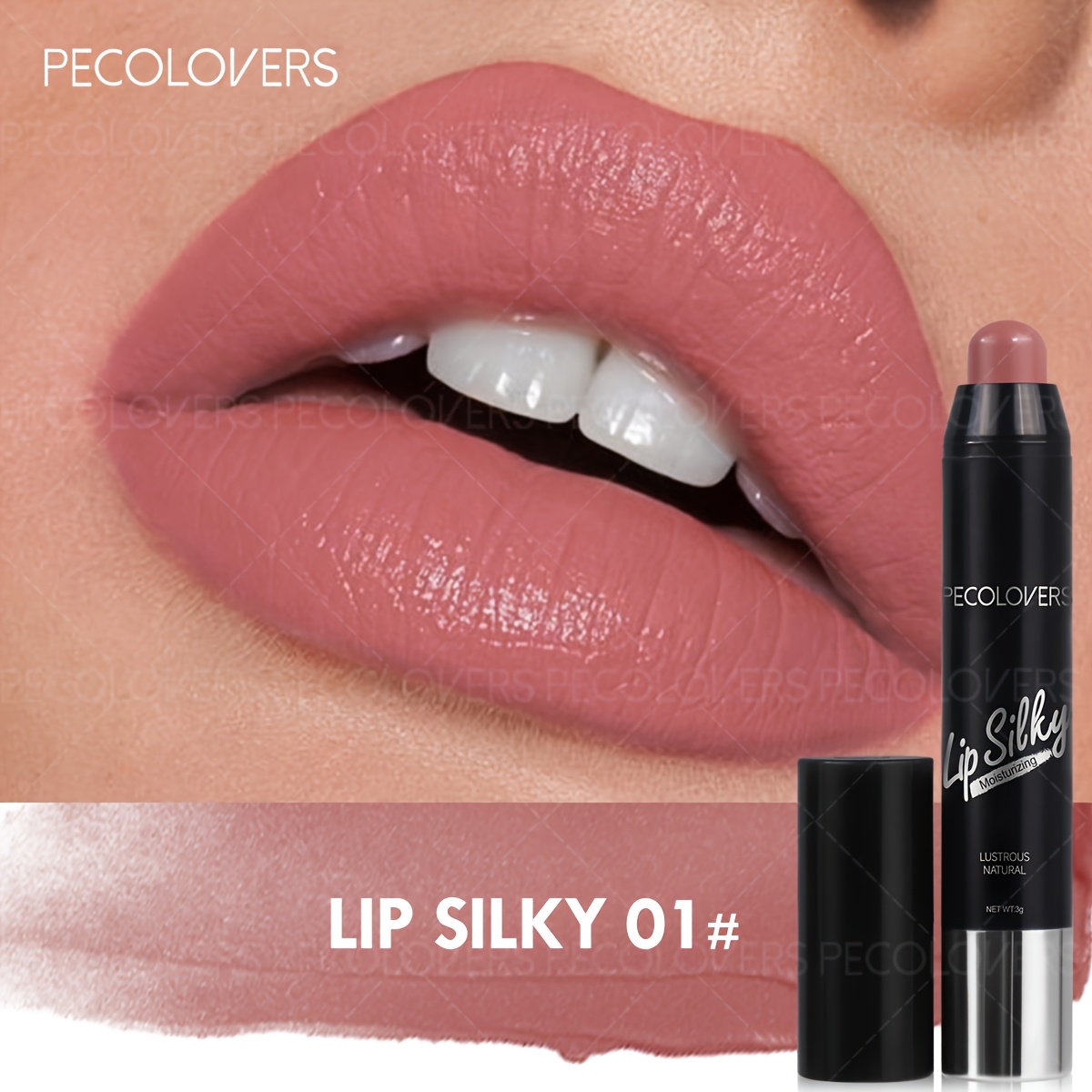 Lipstick Pen - Nude Pink Jelly Lip Glaze With , Long-lasting Moisturizing, Waterproof And Cup Formula