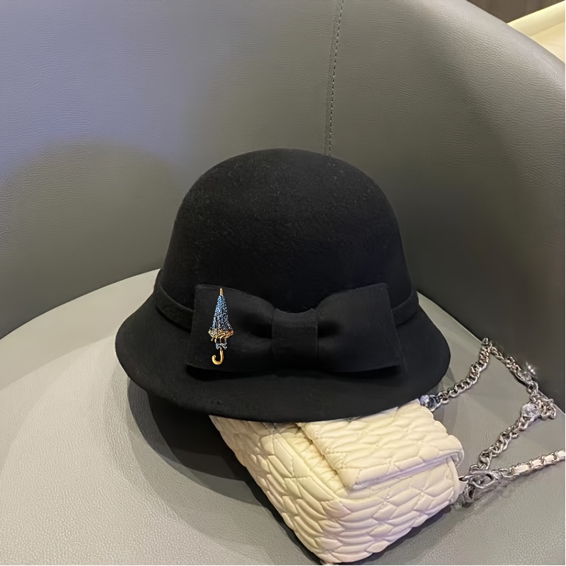 TEMU Bow Umbrella Gorgeous Vintage Clothing Accessories Pin Party Gifts